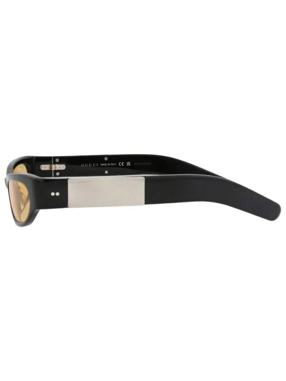 New Gucci Womens Cat Eye Black Black Yellow Fashion Designer Sunglasses